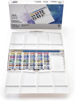 Winsor & Newton Cotman Watercolor Paint, Plus Set 24 Half Pans, Set of 24 - Image 2